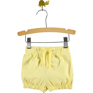 Kız Bebek Şort 6-18 Ay Sarı