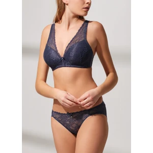 Lacy Soft Dantelli Sütyen - Mavi