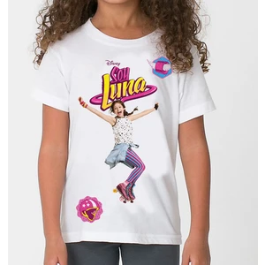 Soy Luna Çocuk Tişört Beyaz Unisex Kesimli