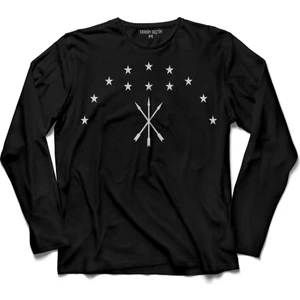 Kendim Seçtim Adige Bayraği Adygea Flag Uzun Kollu Tişört