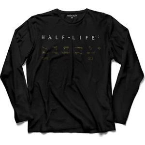 Kendim Seçtim Half Life 2 Halflife2 Silah Counter Strike Logo Uzun Kollu Tişört