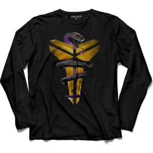 Kendim Seçtim Kobe Bryant Black Mamba Nike Logo Basketball 3 Uzun Kollu Tişört