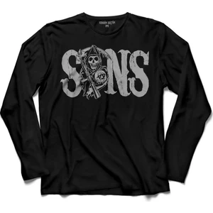 Kendim Seçtim Sons Of Anarchy Redwood Original Anarşi Eylem Uzun Kollu Tişört
