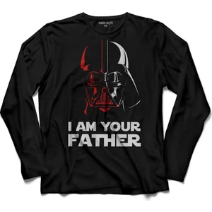Kendim Seçtim Star Wars I Am Your Father Ben Senin Babanim Uzun Kollu Tişört