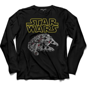 Kendim Seçtim Star Wars Millennium Falcon Yildiz Savaşlari Uzun Kollu Tişört