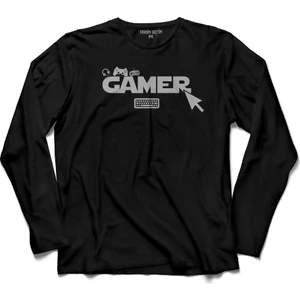 Kendim Seçtim The Gamer Bilgisayar Online Oyuncu Player Uzun Kollu Tişört