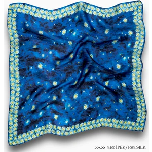 Ipek %100 Ipek Kare Fular - Stars