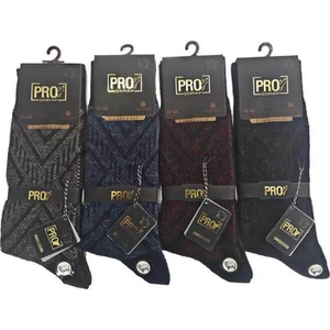 Pro Çorap Pro Bolkar 12'li Paket Lambswool Yün Erkek Çorap