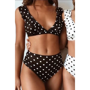 Siyah Puantiyeli Bikini Takım