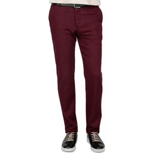 Sanora Casual Slim Fit Bordo Erkek Pantolon