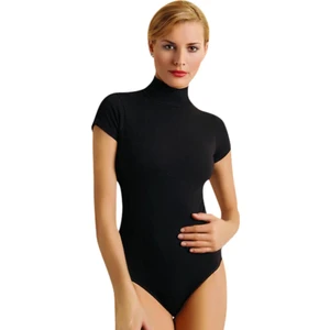 Balıkçı Yaka Kısa Kollu Çıtçıtlı Body 4056