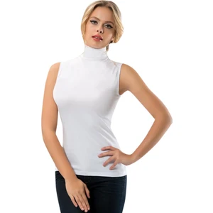 Balıkçı Yaka Kolsuz Bluz 2811