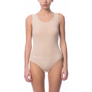 Kalın Askılı Çıtçıtlı Body Atlet Ten