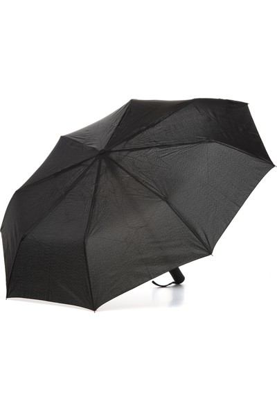 Almera Tam Otomatik Katlanır Erkek Şemsiye - Siyah