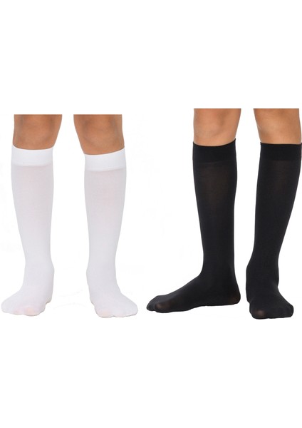 6'lı Paket Extra Cotton - Pamuklu Okul Dizaltı Çorap