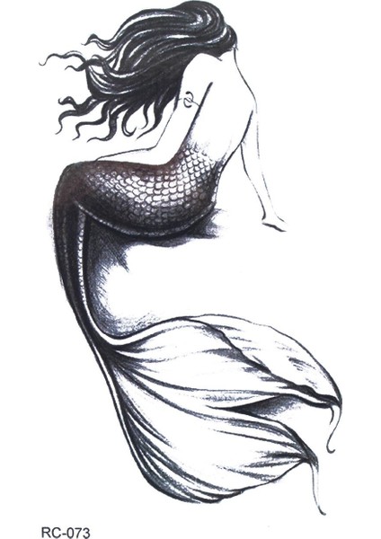 Mermaide Geçici Dövme