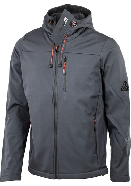 Softshell Full-Zip Hoodie Kapüşonlu Erkek Ceket