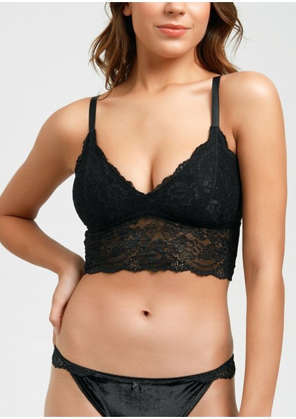 Jasmine Bralette - Siyah