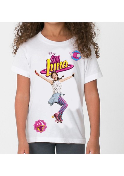 Soy Luna Çocuk Tişört Beyaz Unisex Kesimli