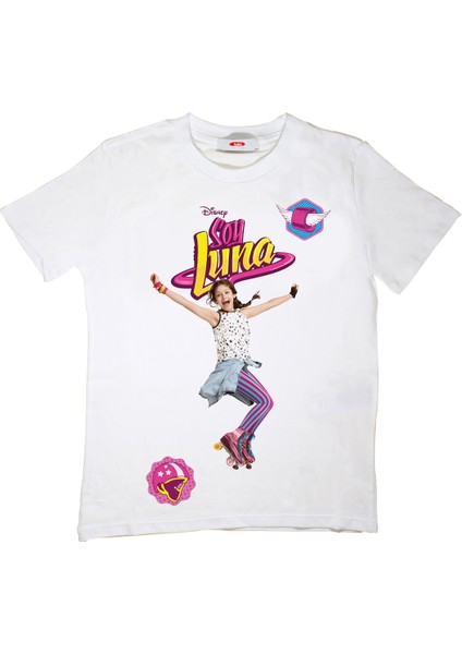 Soy Luna Çocuk Tişört Beyaz Unisex Kesimli