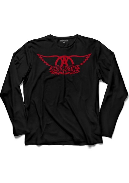 Aerosmith Logo Uzun Kollu Tişört