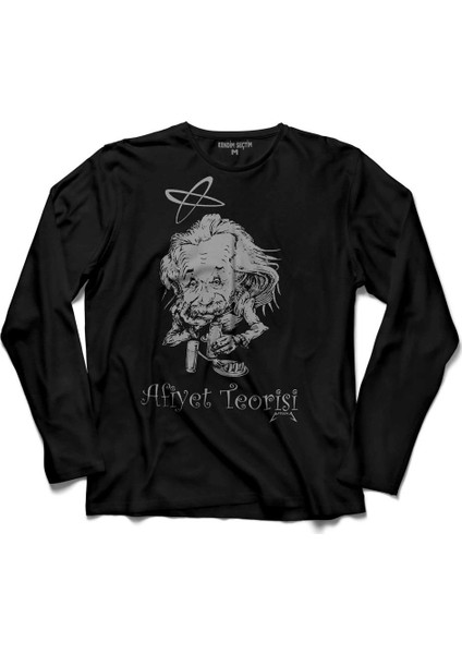 Albert Einstein Afiyet Teorisi Genel Içiciraki Uzun Kollu Tişört