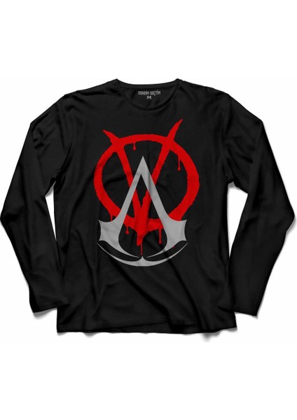 Assassins Assassin'S Creed V For Vendetta Uzun Kollu Tişört