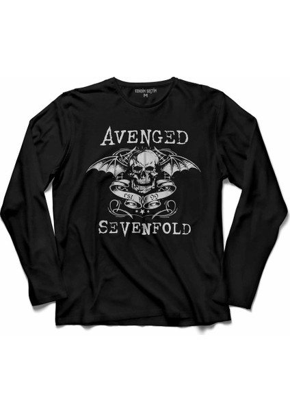 Avenged Sevenfold 7Ax Matt Shadows Metal Rock Uzun Kollu Tişört