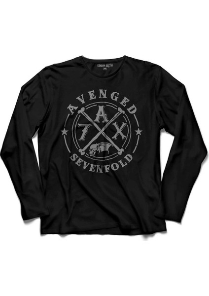 Avenged Sevenfold 7Ax Matt Shadows Rock Music 2 Uzun Kollu Tişört