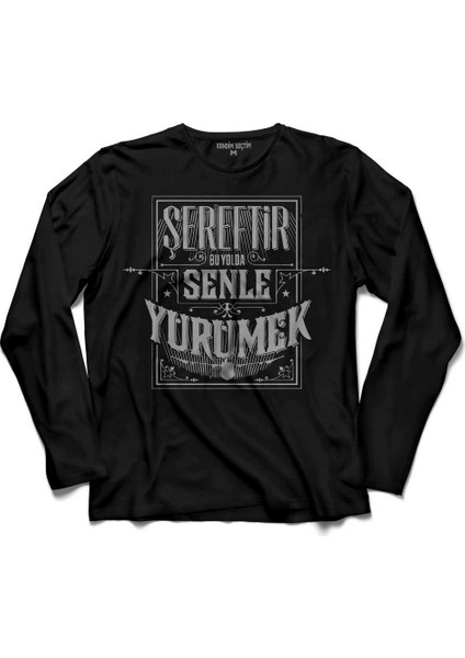 Beşiktaş Şampiyon Şereftir Senle Yürümek 2018 Uzun Kollu Tişört