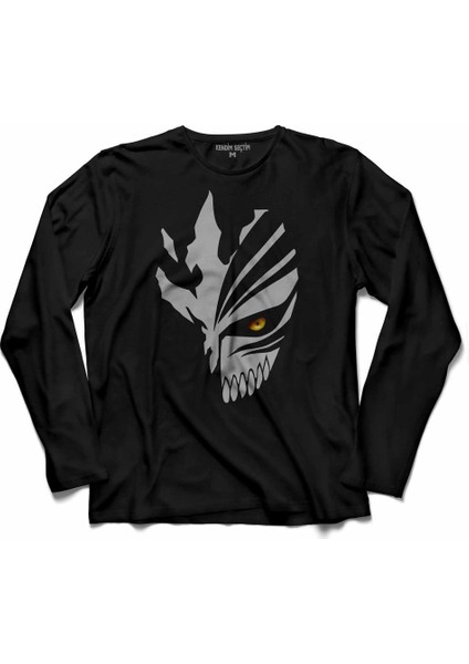 Bleach Hollow Ichigo Mask Uzun Kollu Tişört