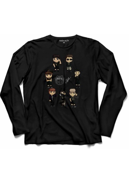 Bts Bangtan Boy All Characters 2 Uzun Kollu Tişört