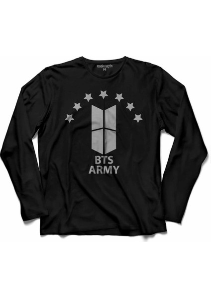 Bts Bangtan Boys Army Stars Yildiz Uzun Kollu Tişört