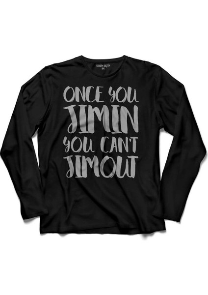 Bts Jimin Once You You Can'T Bangtan Boys Uzun Kollu Tişört