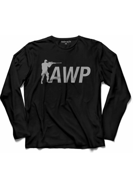 Cs Go Awp Team Counter Strike Source Uzun Kollu Tişört