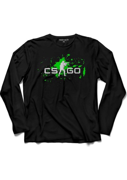 Cs Go Csgo Counter Strike Global Offensive 2 Uzun Kollu Tişört
