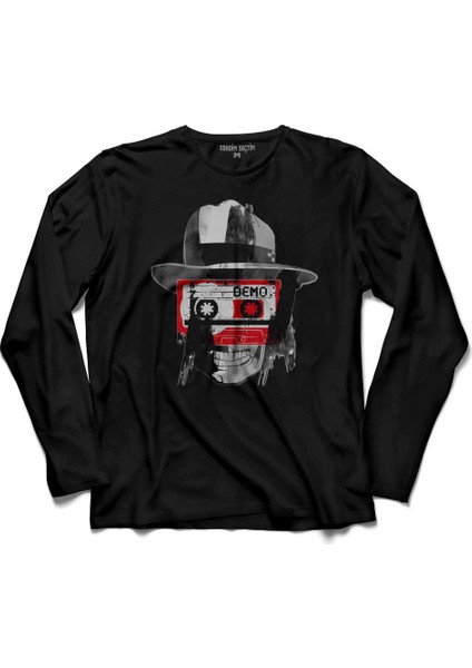 Demo Kaset Kuru Kafa Kurukafa Skull Castle Uzun Kollu Tişört