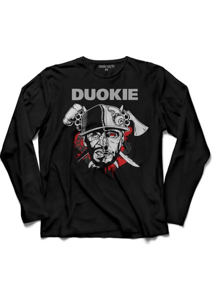 Dou Kie De Cerebri Mortis The Rapper Hip Hop Uzun Kollu Tişört