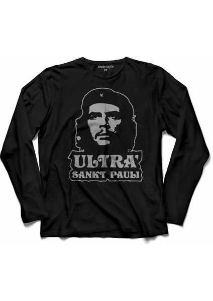 Ernosto Che Guevara St Sankt Pauli Devrim Uzun Kollu Tişört