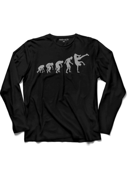 Evolution Evrim Breakdance Break Dance Hip Hop Uzun Kollu Tişört