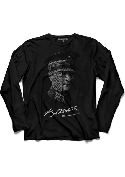 Gazi Mustafa Kemal Atatürk 1881 10 Kasim 1938 3 Uzun Kollu Tişört