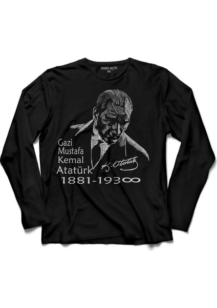 Gazi Mustafa Kemal Atatürk 1881 10 Kasim 1938 5 Uzun Kollu Tişört