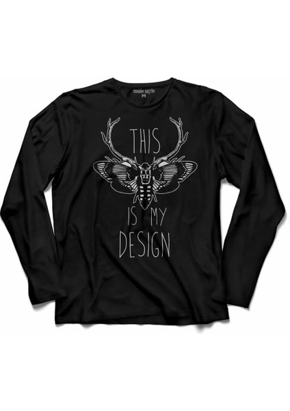 Hannibal This Is My Design Tasarim Uzun Kollu Tişört