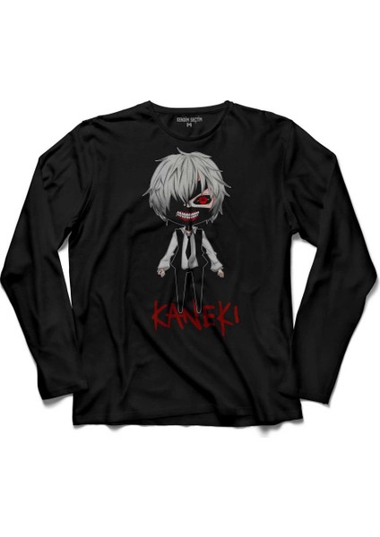 Kaneki Tokyo Ghoul Uzun Kollu Tişört