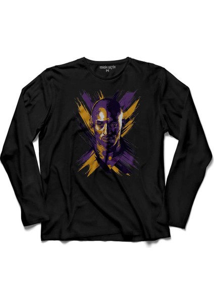 Kobe Bryant Stibel Black Mamba Nba Basketbol 3 Uzun Kollu Tişört