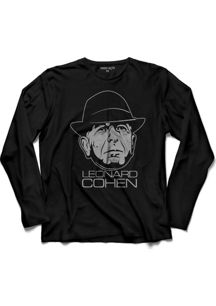 Leonard Cohen Kohen Uzun Kollu Tişört