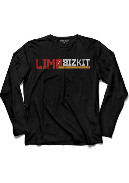 Limp Bizkit Limpbizkit Logo Sembol Uzun Kollu Tişört