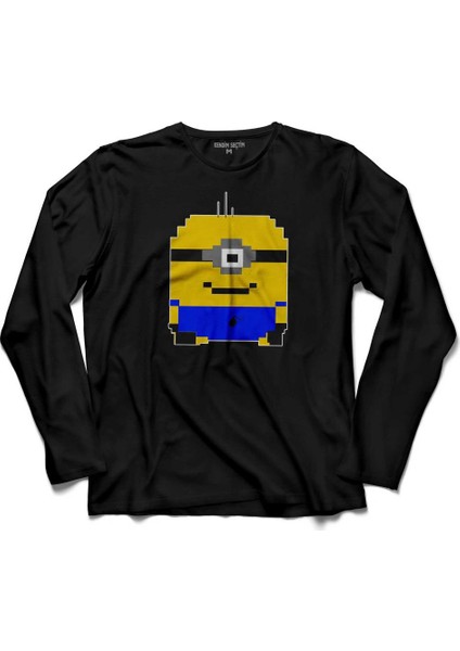 Minecraft Minions Minyonlar Minioncraft Uzun Kollu Tişört