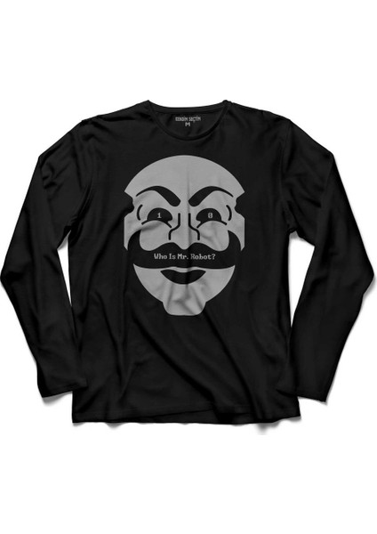 Mr. Mr Robot Who Is Ben Robot Uzun Kollu Tişört