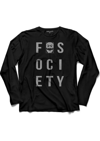 Mr. Mr Robot Who Is Fsociety Ben Robot Uzun Kollu Tişört